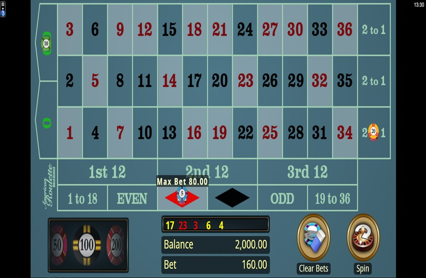 American Roulette Gold Series screen 3