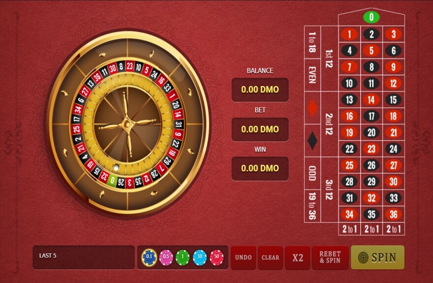Bonus Roulette screen 1