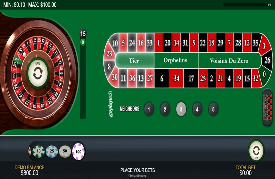 Classic Roulette screen 4