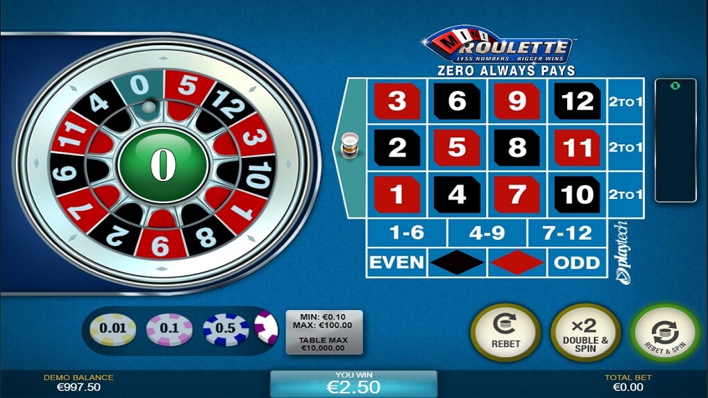 Mini Roulette screen 4