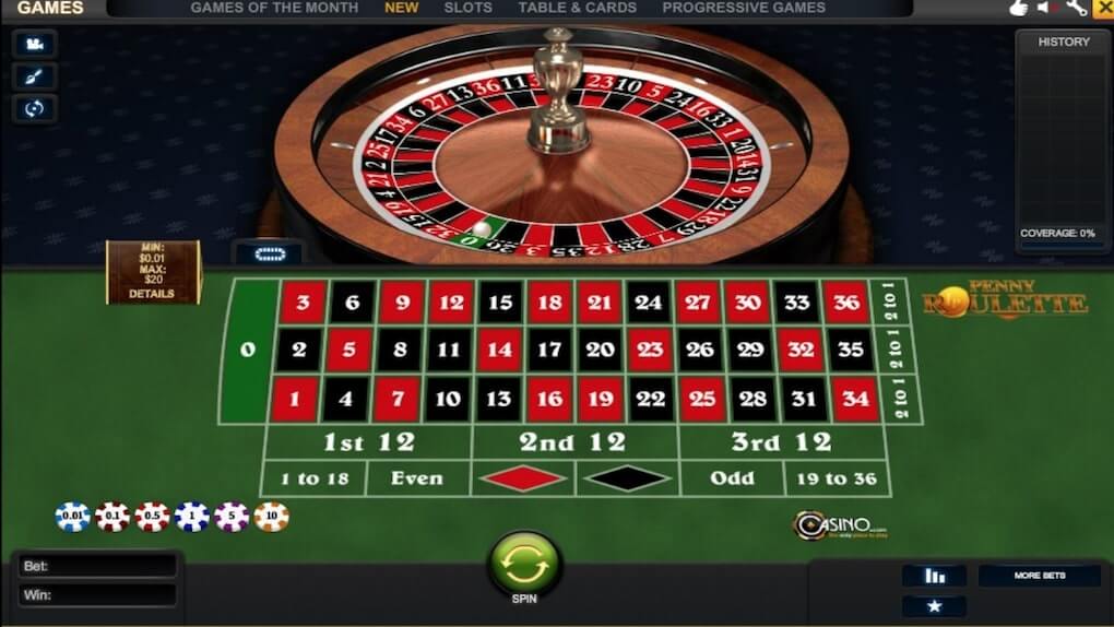 Penny Roulette screen 1