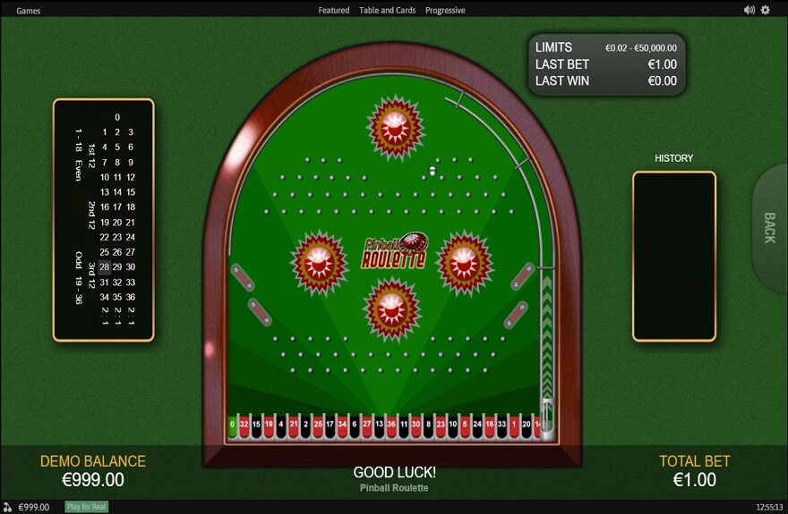 Pinball Roulette screen 2