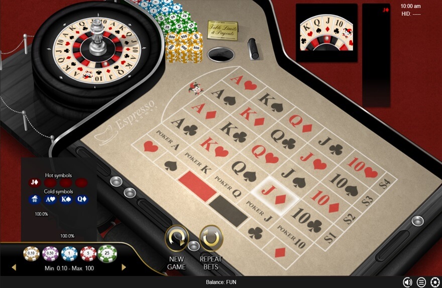 Poker Roulette screen 2