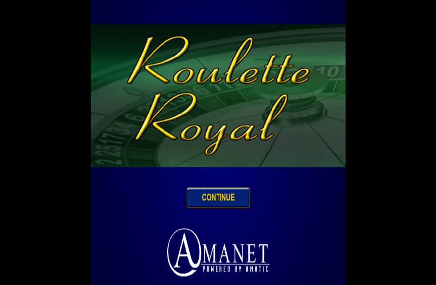 Roulette Royal screen 1