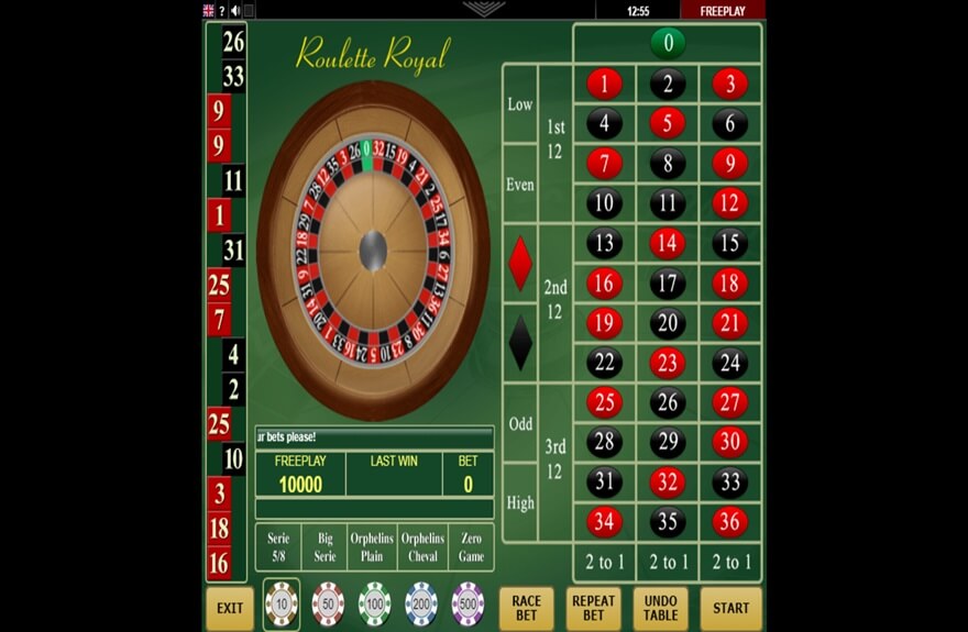 Roulette Royal screen 2