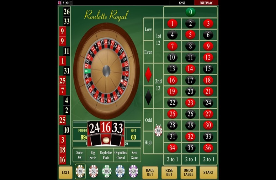 Roulette Royal screen 3